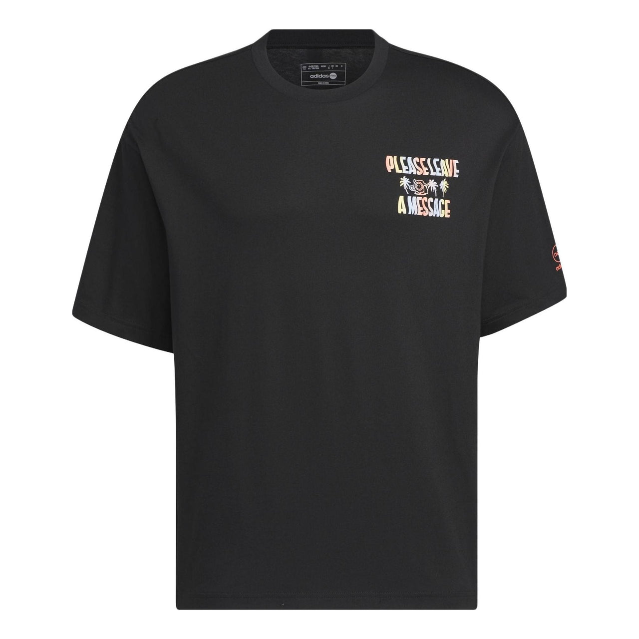 adidas T-Shirts Asia Sizing 'Black' IA6746