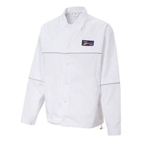 PUMA x Rdet Coach Jacket 'White Black' 598062-02