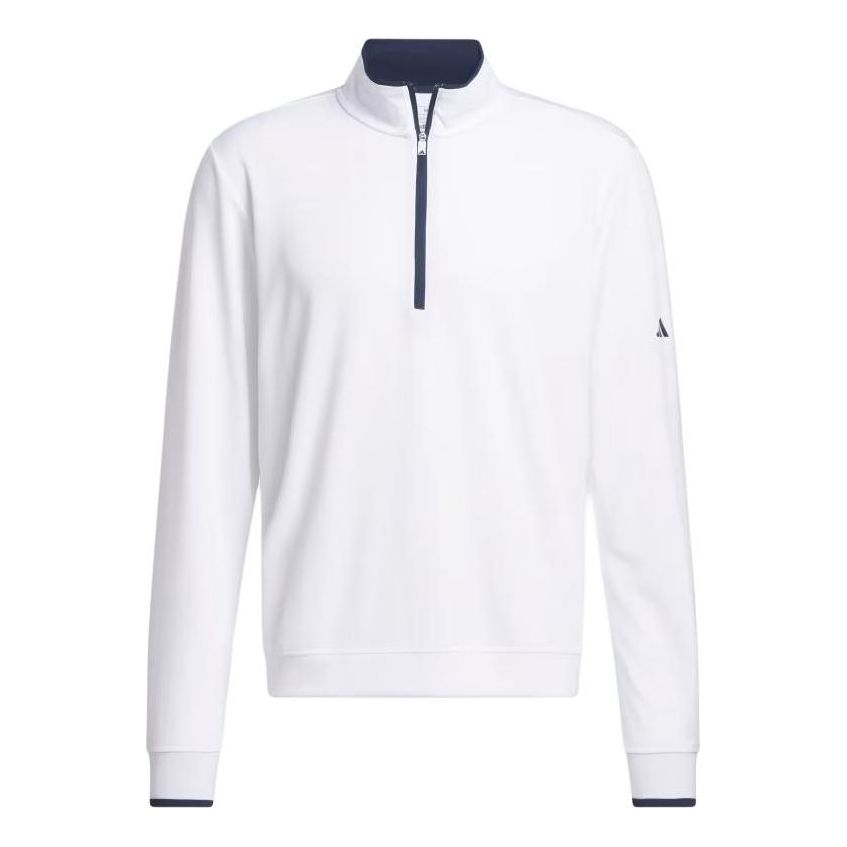 adidas Lightweight Half-Zip Top Asia Sizing 'White' IU4505