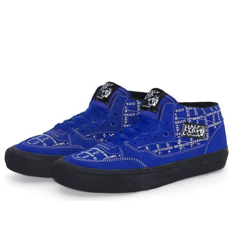 Vans Supreme x Half Cab Pro '92 'Logo Pattern - Royal Blue' VN0A3QPH2YX