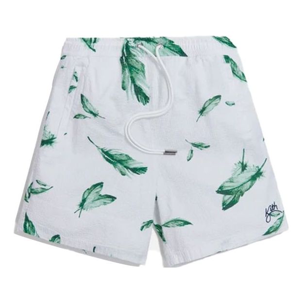 KITH Hardaway Seersucker Short 'White Green' KH6351-101