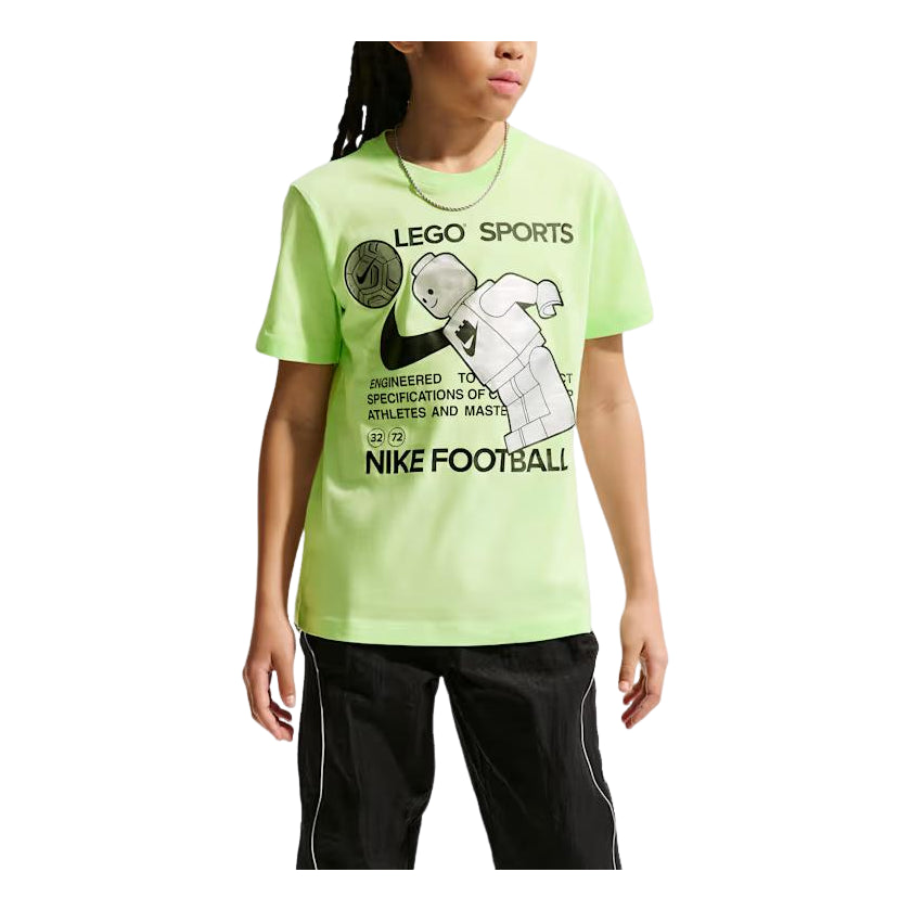 (GS) Nike x LEGO Collection T-Shirt 'Light Liquid Lime' IO2022-360