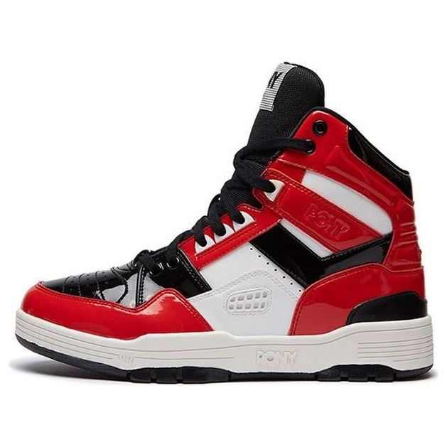 PONY M100 High White/Red 01M1M101RD