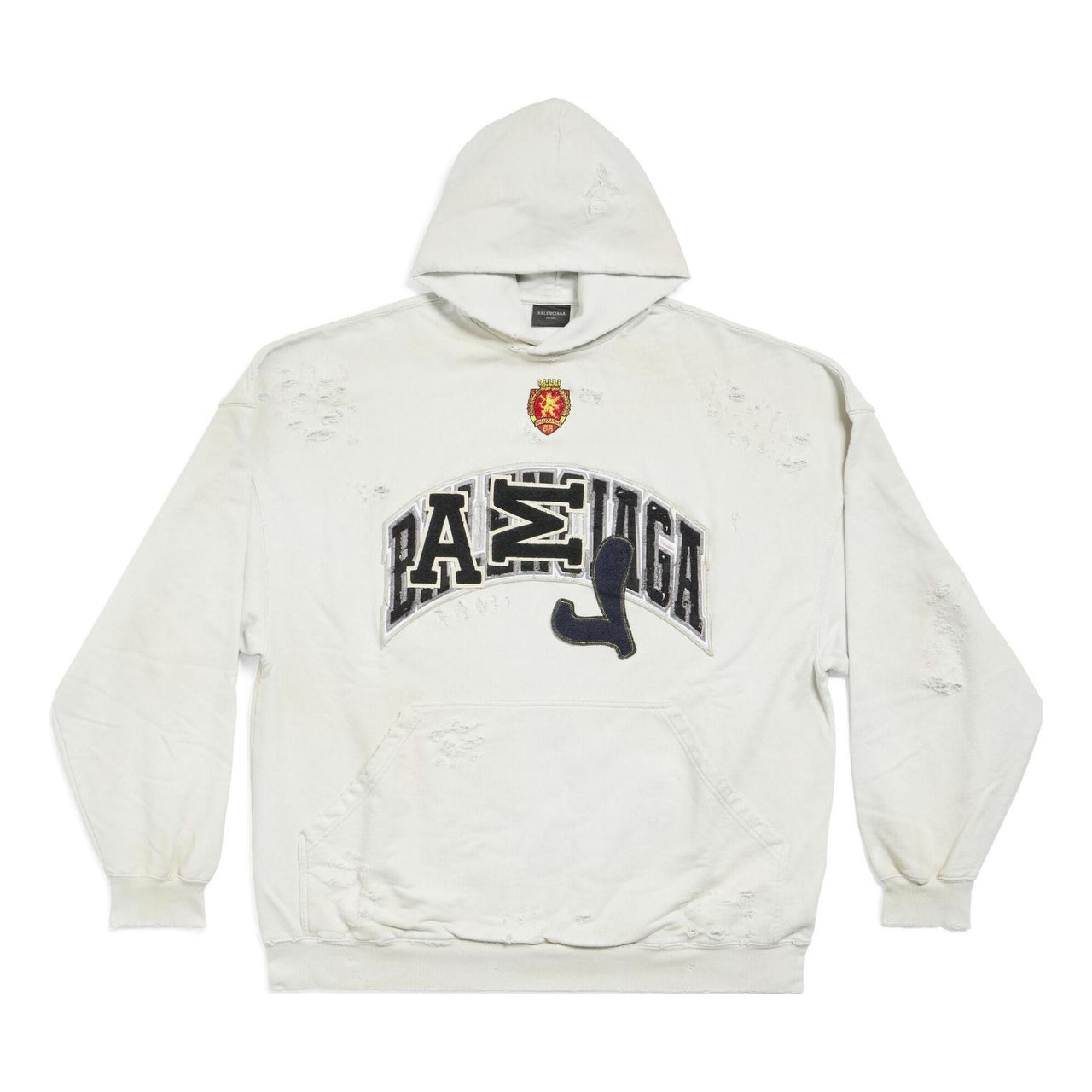 Balenciaga Skater Hoodie Oversized 'White' 739024TOVN39012