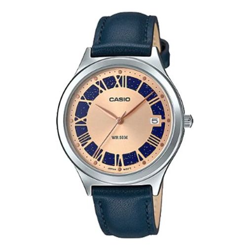 CASIO Female STANDARD Japan / South Korea Fashion Blue Analog LTP-E141L-2A2