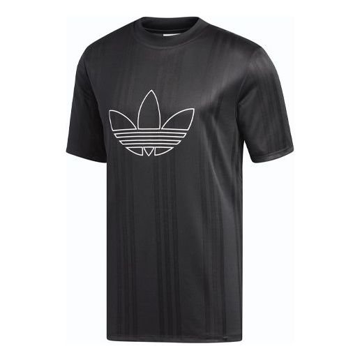 adidas originals Sports Round Neck Short Sleeve 'Black' ED4683