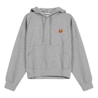 (WMNS) KENZO FW20 Small Tiger Head Loose hooded Long Sleeves Hoodie Pearl Gray FA62SW7774MD-94