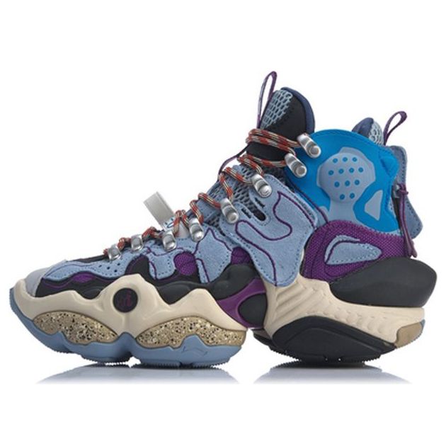(WMNS) Li-Ning Reburn Ace Mid 'Blue' AGBP084-3