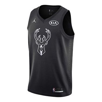 Air Jordan Giannis Antetokounmpo All-Star Edition Swingman Jersey 'Black White' 928873-015