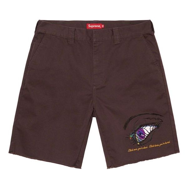 Supreme Aeon Flux Work Shorts 'Brown' SUP-SS22-193