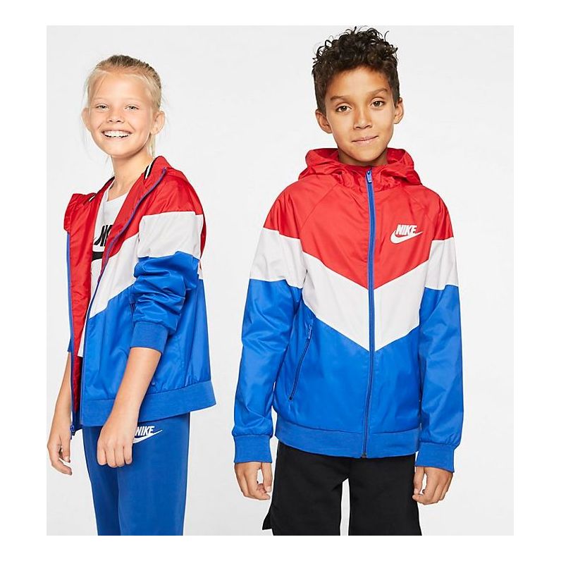 (GS) B Nike Sportswear WR JKT Jacket HD GX QS University Red CJ6722-657