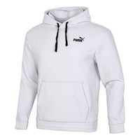 PUMA Logo Polar Fleece Hoodie 'Grey' 534929-72