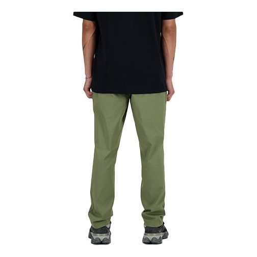 New Balance Icon Twill Tapered Pants Asia Sizing 'Dark Olivine' AMP41575-DEK