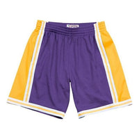 Mitchell & Ness NBA Swingman Shorts Los Angeles Lakers Road 1984-85 'Purple Gold' SMSHGS18235-LALPURP84