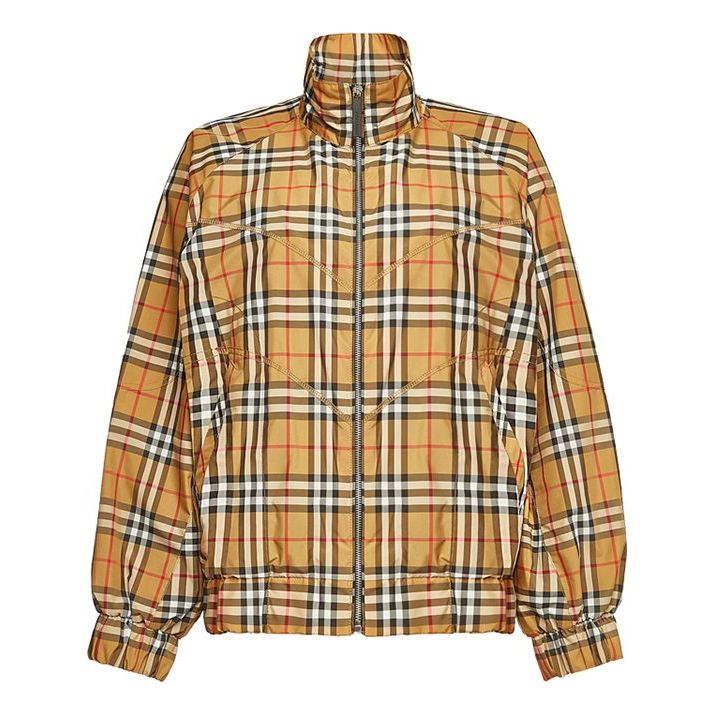 BURBERRY Vintage Plaid Yellow Jacket 8002655