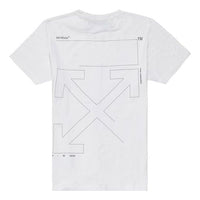 Off-White Crew Neck Pullovers Street Style Cotton Short Sleeves OMAA027E191850030191