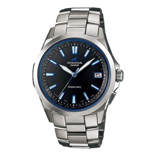 CASIO Stainless Steel Strap Dark Blue Analog OCW-S100-1A