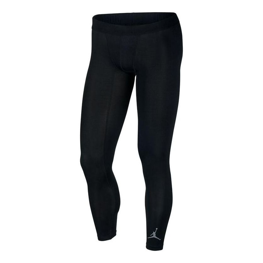 بنطال رياضي رياضي Air Jordan 23 Pro Dry Tight Athleisure كاجوال أسود 642348-010