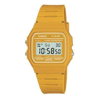 CASIO Waterproof Quartz Sports Unisex Yellow Digital F-91WC-9AEF