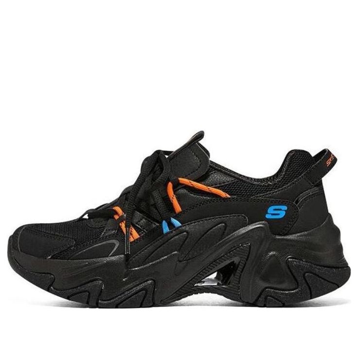 (WMNS) حذاء Skechers Stamina V3 "أسود برتقالي أزرق" 896228-BBK