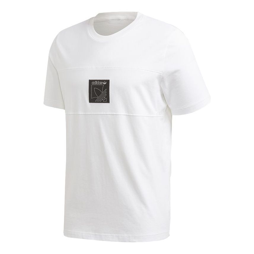 adidas originals Sprt Icon Tee Casual Sports Round Neck Short Sleeve White GD5834