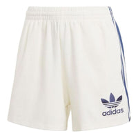 (WMNS) adidas Terry Shorts Asia Sizing 'White Blue' IT9841
