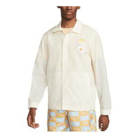 Nike Sportswear Unlined Coaches Jacket 'Yellow' DM5055-113