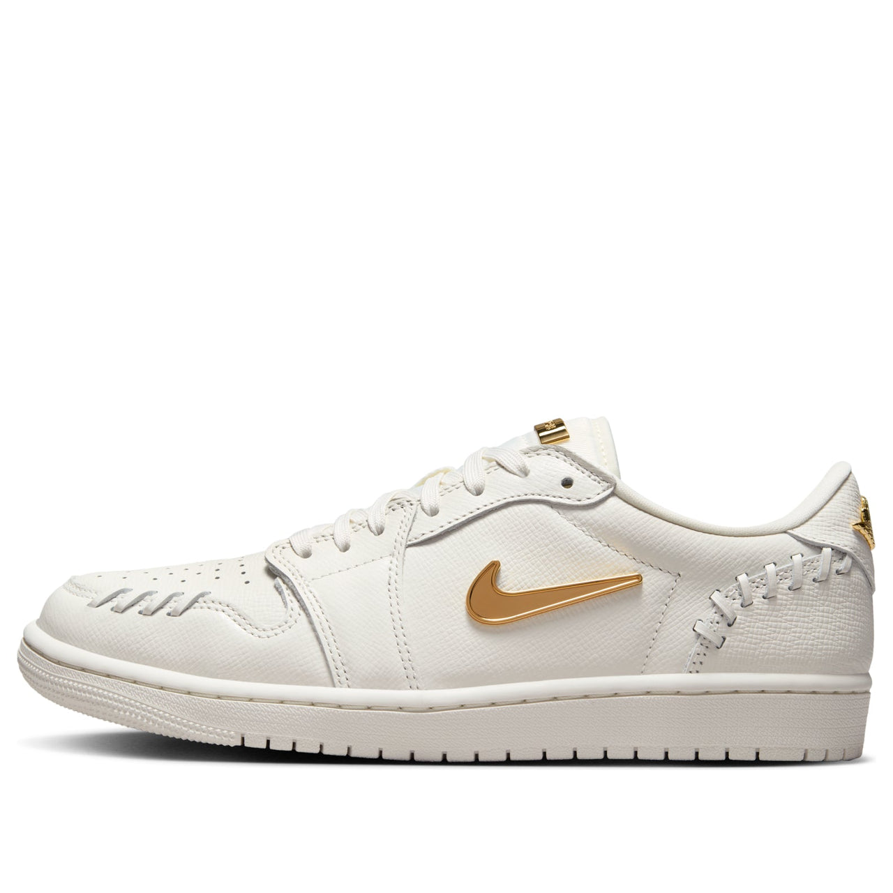 (WMNS) Air Jordan 1 Low Method of Make 'Sail Metallic Gold' FN5032-100
