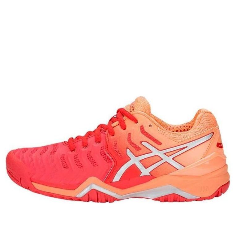 (WMNS) ASICS Gel Resolution 7 'Red Alert Silver' E751Y-600
