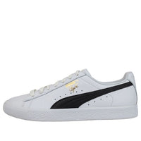 (WMNS) PUMA Clyde Core Foil 'White Black Gold' 364670-01