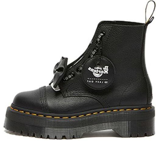 (WMNS) حذاء Dr. Martens Lazy Oaf x Sinclair Low Platform Boot 'Black Pisa' 27518001