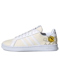 (WMNS) adidas neo x Smiley Grand Court 'Cream Yellow' GY5001