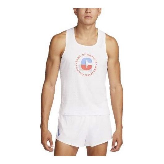 Nike Dri-FIT ADV AeroSwift Running Singlet Tank 'White' FD2692-100