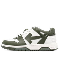 Off-White Out Of Office Low-Top Sneaker 'Olive Green White' OMIA189S23LEA0015901