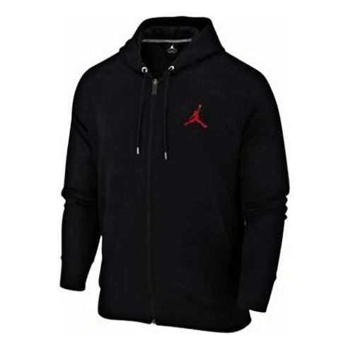 Men's Air Jordan Fleece Red Black 845861-010