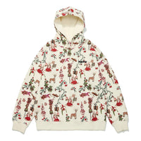 (WMNS) Li-Ning Rijindoujin All-Over Print Hoodie 'Beige' AWDT056-7