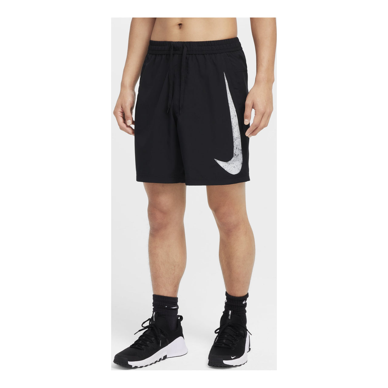 Nike Dri-FIT 7" Shorts 'Black Form Swoosh ' FZ1067-010