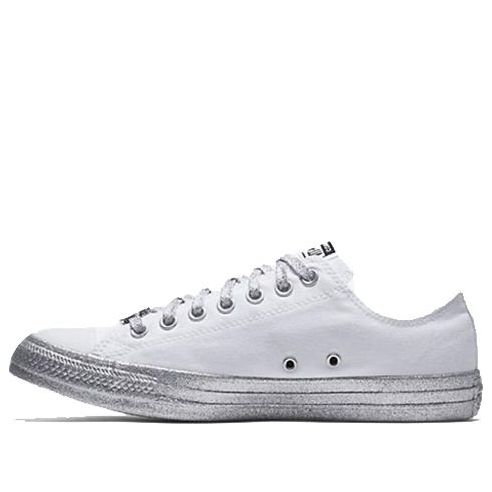 Converse Chuck Taylor All-Star Low Miley Cyrus White Silver 162238C