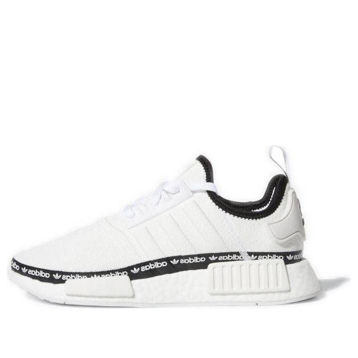 (WMNS) adidas NMD_R1 'White Tape Logo' FV7306