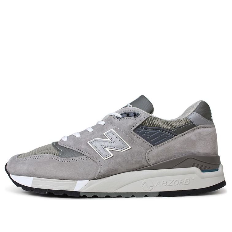 حذاء نيو بالانس 998 رمادي أبيض M998CH