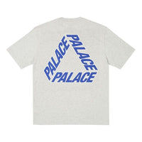 Palace P-3 Outline T-Shirt 'Grey Marl' P26TS193