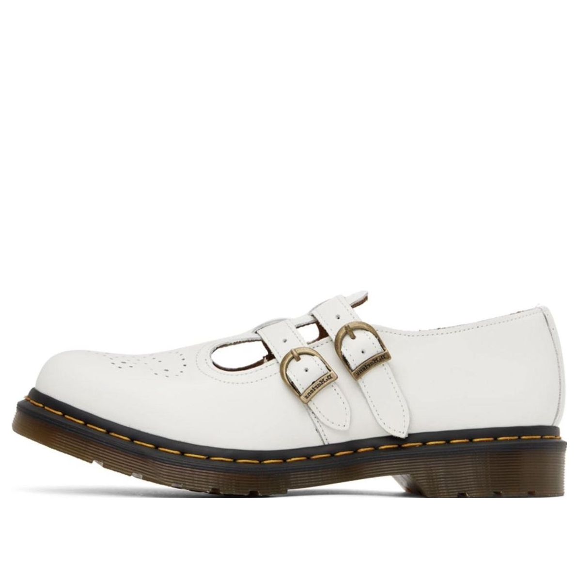 (WMNS) Dr. Martens 8065 Smooth Leather Mary Jane 'White' 26563100