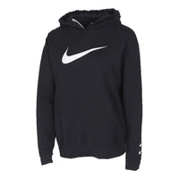(WMNS) Nike Womens Swoosh French Terry Hoodie 'Black' CJ3762-010