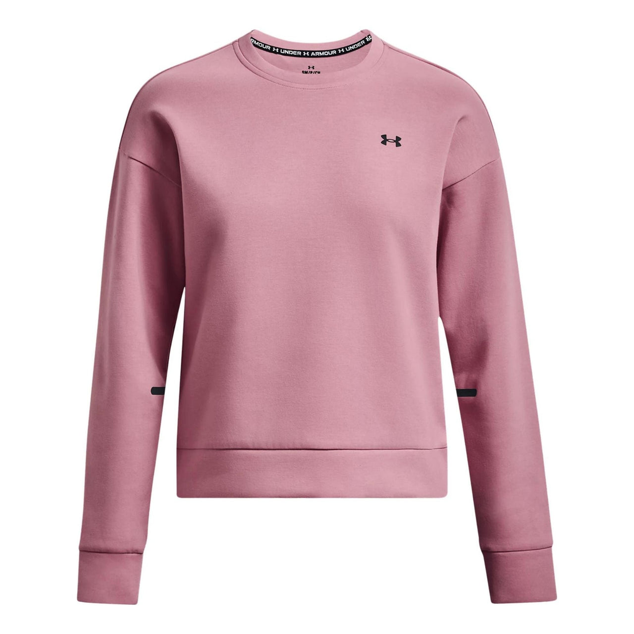 (WMNS) Under Armour Unstoppable Fleece Crew Neck 'Pink' 1379835-697