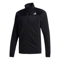adidas 3s Knit Jkt Tennis Sports Stand Collar Jacket Black FS3771