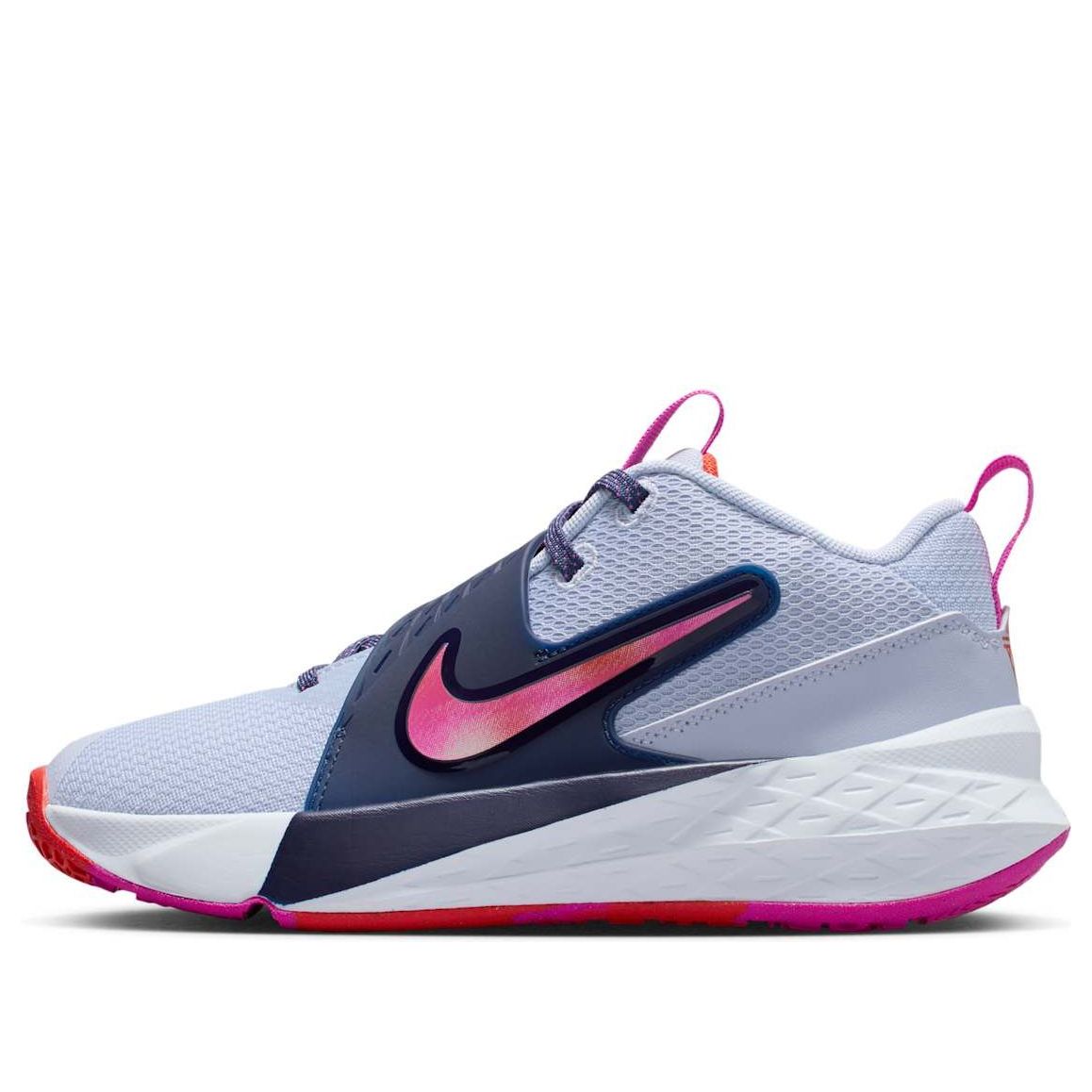 (GS) Nike Team Hustle D12 'Ghost Fire Pink' HF6279-005