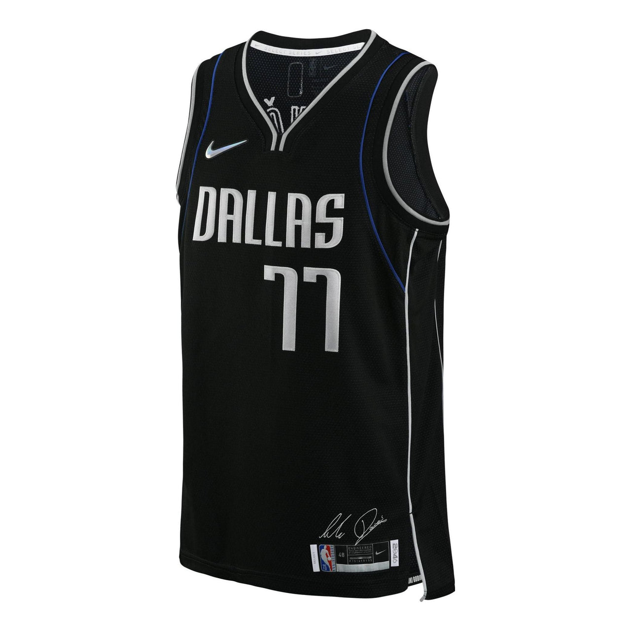 قميص Nike x NBA Dallas Mavericks Icon Edition "Luka Doncic 77" DH8069-010
