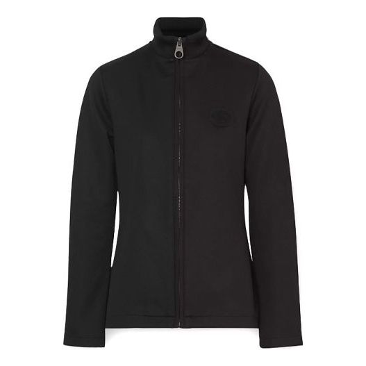 Burberry Micro Mark Sports Zipper Long Sleeves Jacket Black 80077181