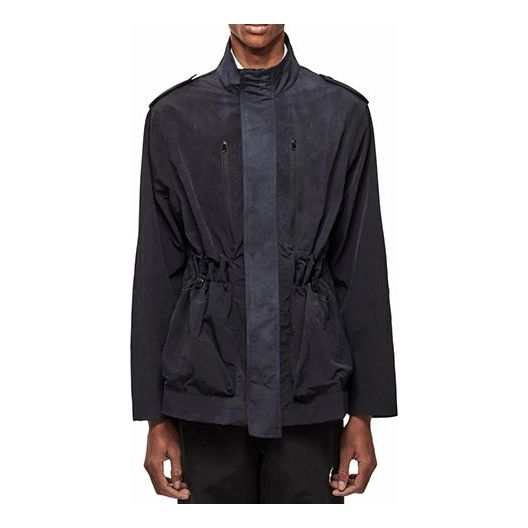 Men's A-COLD-WALL* Navy Blue Jacket ACWMO018DRT-BLK