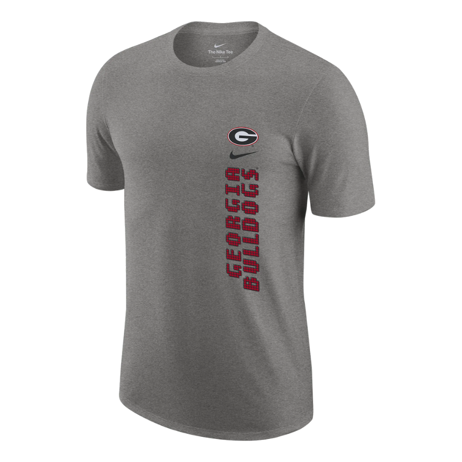 Nike College Georgia Crew-Neck T-Shirt 'Dark Grey Heather' FQ5344-063